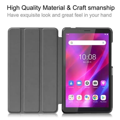 SKALO Lenovo Tab M7 (Gen 2/3) Trifold Suojakotelo - Violetti