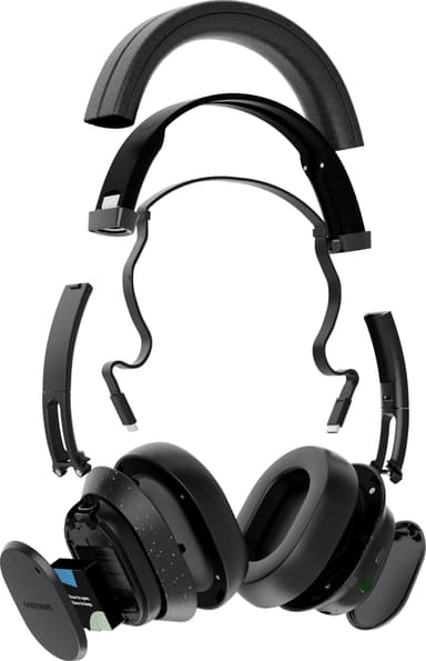 Fairphone Fairbuds XL langattomat around-ear kuulokkeet (musta)