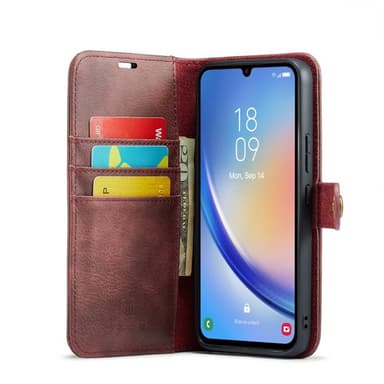 Lompakkokotelo DG-Ming 2i1 Samsung Galaxy A24 4G - Punainen