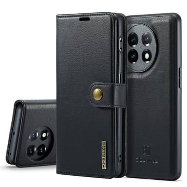 Lompakkokotelo DG-Ming 2i1 OnePlus 11 - Musta