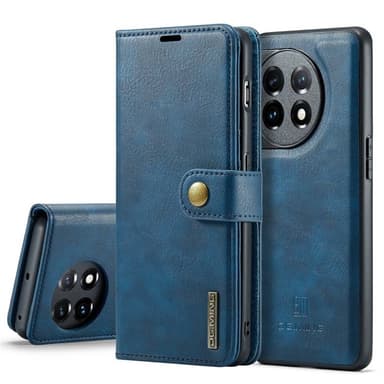 Lompakkokotelo DG-Ming 2i1 OnePlus 11 - Sininen