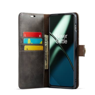 Lompakkokotelo DG-Ming 2i1 OnePlus 11 - Harmaa