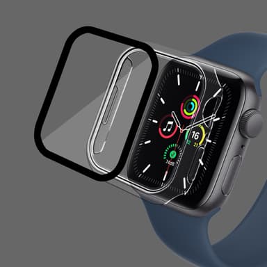 Älykellokotelo näytönsuojalla Läpinäkyvä 45 mm Apple Watch 7/8