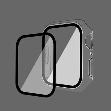 Älykellokotelo näytönsuojalla Läpinäkyvä 45 mm Apple Watch 7/8