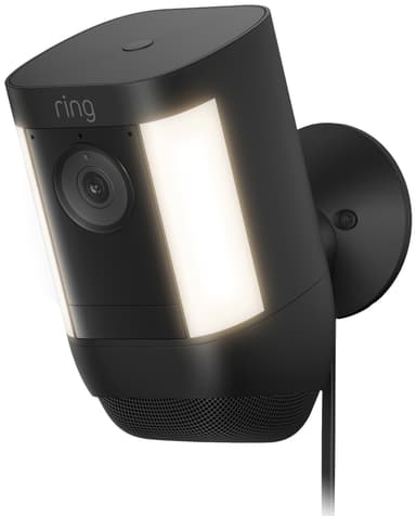 Ring Spotlight Cam Pro valvontakamera (musta/pistokeliitäntä)