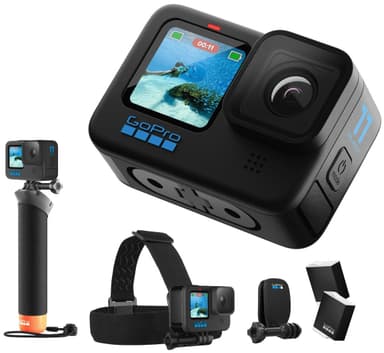 GoPro Hero 11 Black actionkamera + lisävarustepakkaus