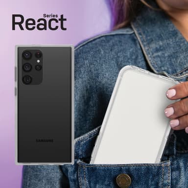 OtterBox React Samsung Galaxy S22 Ultra suojakuori