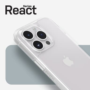 OtterBox React iPhone 13 Pro Max /12 Pro Max suojakuori (läpinäkyvä)