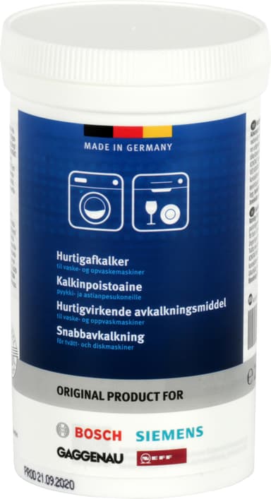 Bosch kalkinpoistoaine pyykinpesukoneille ja tiskikoneille 00312213