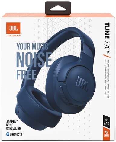 JBL Tune 770NC langattomat around-ear kuulokkeet (sininen)