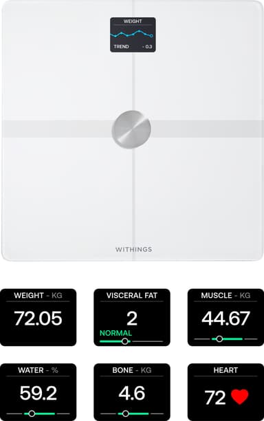 Withings Body Smart henkilövaaka WBS13-White-All-Inter