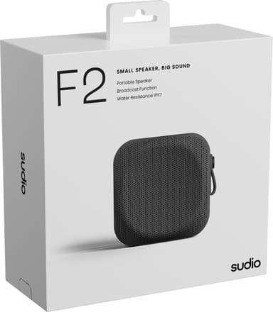 Sudio F2 kannettava kaiutin (musta)