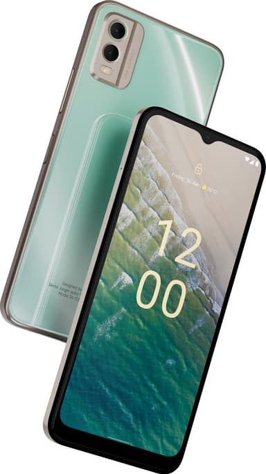 Nokia C32 älypuhelin 3/64 GB (vihreä)