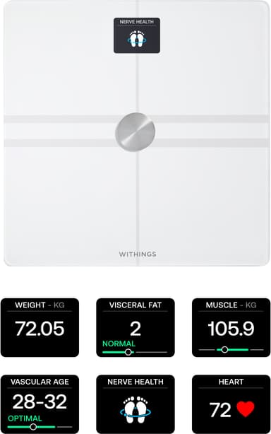 Withings Body Comp henkilövaaka WBS12-White-All-Inter