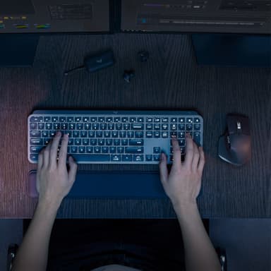 Logitech MX Keys S langaton näppäimistö + hiiri pakkaus (grafiitti)
