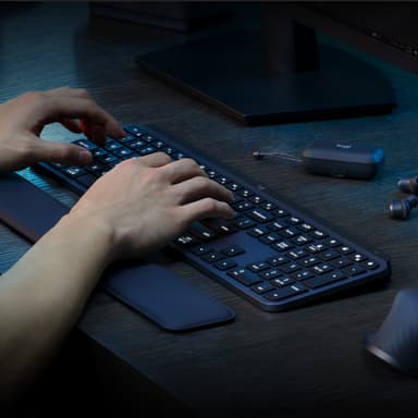 Logitech MX Keys S langaton näppäimistö + hiiri pakkaus (grafiitti)