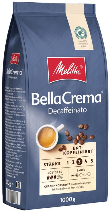 Melitta Bella Crema kahvipavut 802