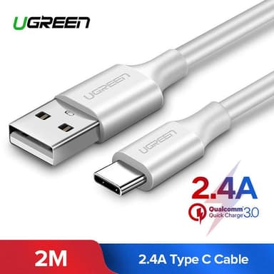 UGREEN USB C uros USB A:ssa on nopea lataus 2,4 A 480 Mbps 2 m