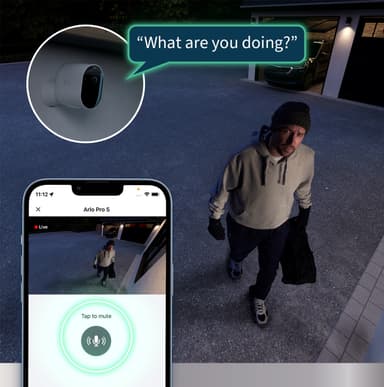 Arlo Pro 5 turvakamera (musta/3 kpl)