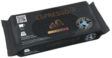 Coffee of the World Espresso kahvikapselit