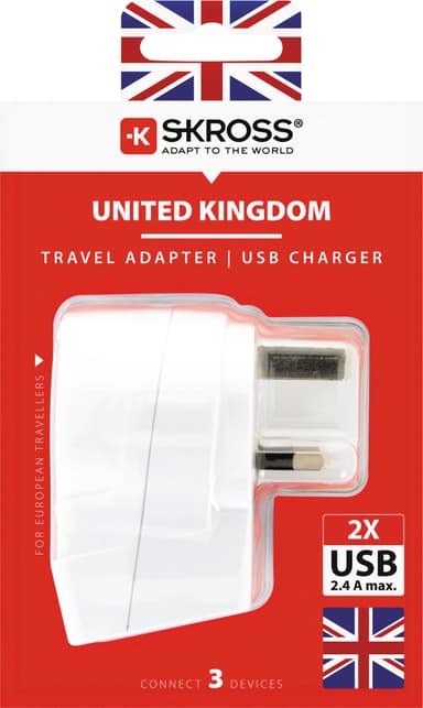 SKross Eurooppa-Britannia USB matka-adapteri 322912
