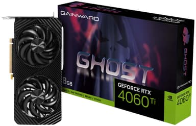 Gainward GeForce RTX 4060 Ti Ghost 8 GB Gaming näytönohjain