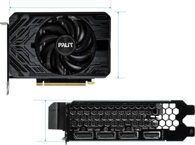 Palit GeForce RTX 4060 Ti StormX OC 8 GB Gaming näytönohjain