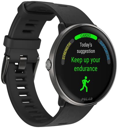 Polar Ignite 3 Titanium urheilukello S-L (musta)
