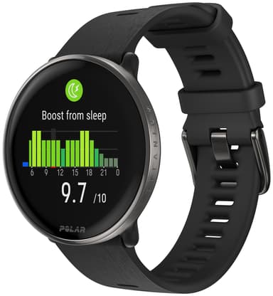 Polar Ignite 3 Titanium urheilukello S-L (musta)