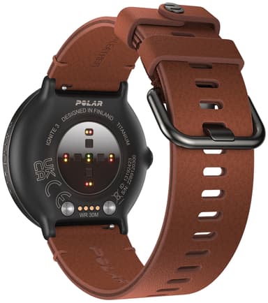 Polar Ignite 3 Titanium urheilukello S-L (musta/ruskea)