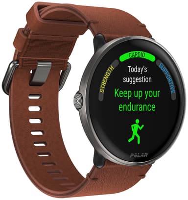 Polar Ignite 3 Titanium urheilukello S-L (musta/ruskea)