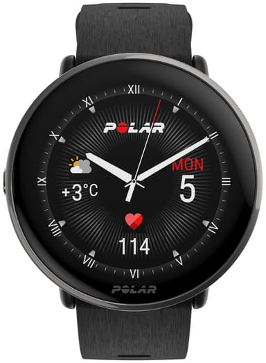 Polar Ignite 3 Titanium urheilukello S-L (musta)
