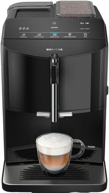 Siemens EQ300 kahvinkeitin TF301E09 (pianonmusta)