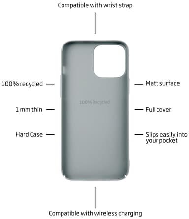 Holdit Slim Case iPhone 12/12 Pro suojakuori (taupe)