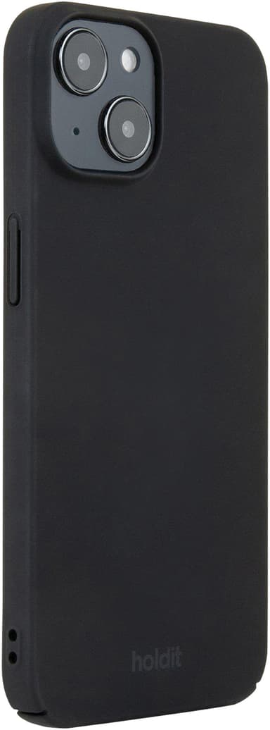 Holdit Slim Case iPhone 14/13 suojakuori (musta)