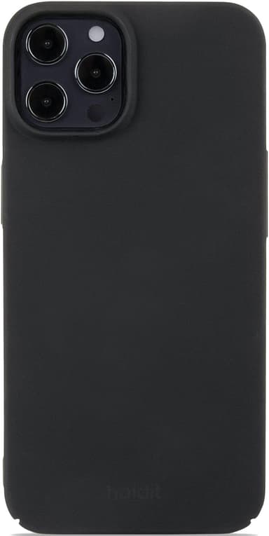 Holdit Slim Case iPhone 12/12 Pro suojakuori (musta)