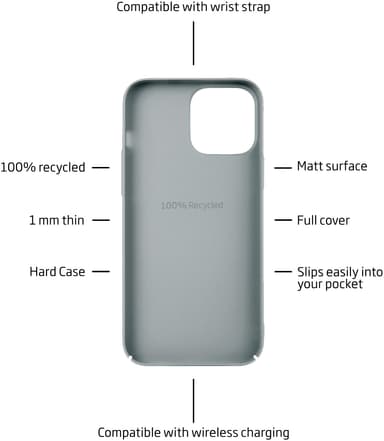 Holdit Slim Case iPhone 14/13 suojakuori (taupe)