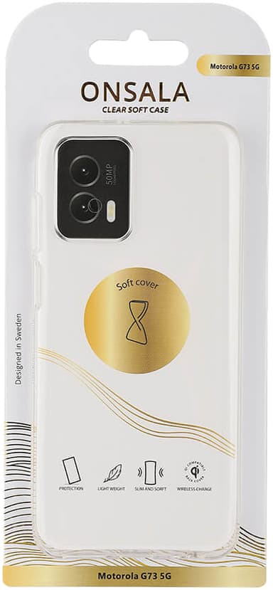 Onsala Motorola G73 5G suojakuori (kirkas)