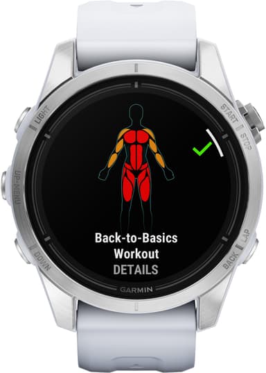 Garmin epix Gen 2 Pro älykello, 42 mm (valkoinen)