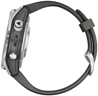 Garmin Fenix 7S Pro Solar älykello, 42 mm (hopea)