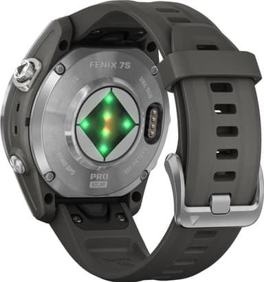 Garmin Fenix 7S Pro Solar älykello, 42 mm (hopea)