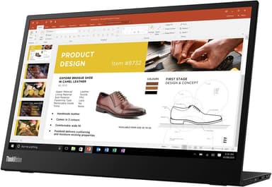 Lenovo ThinkVision M14 14" LCD näyttö 61DDUAT6EU (raven black)