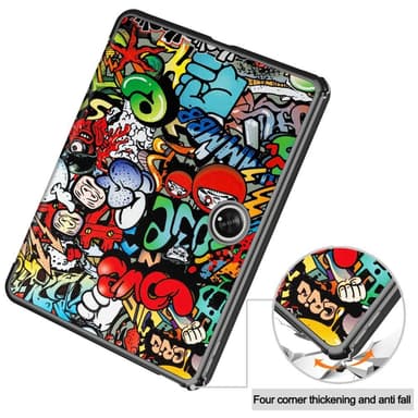 OnePlus Pad Trifold Stand -tabletin suojakotelolle - Graffiti