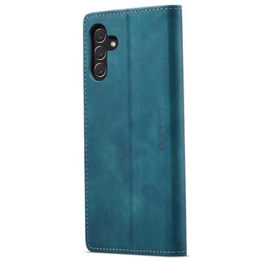 CASEME Retro Lompakkokotelo Samsung Galaxy A34 - Sininen