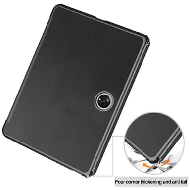 OnePlus Pad Tri-fold Stand Wake/Sleep Cover -tablettikotelo - musta