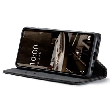 CASEME Retro Lompakkokotelo Samsung Galaxy A34 - Musta