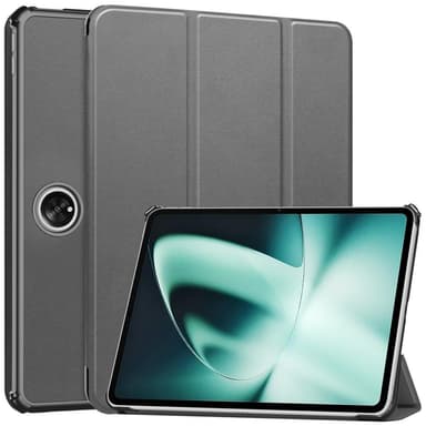 OnePlus Padille Tri-fold Stand Wake/Sleep Cover Tablet-kotelo - Harmaa