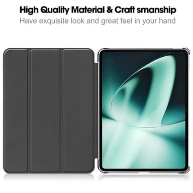 OnePlus Padille Kolminkertainen jalusta Wake/Sleep Cover -tablettikotelo - ruusukulta