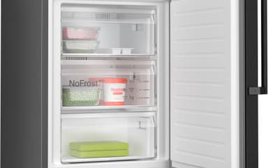 Bosch Jääkaappi-pakastin yhdistelmä KGN39OXBT (Black inox-antifingerprint)