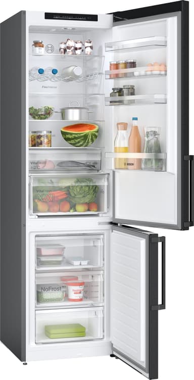 Bosch Jääkaappi-pakastin yhdistelmä KGN39OXBT (Black inox-antifingerprint)